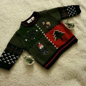 NWOT Christmas Sweater Koala Kids 18 Mths